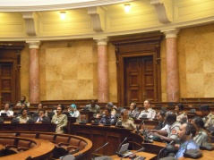 27 September 2012 A delegation of the National Defence College of Bangladesh visits the National Assembly